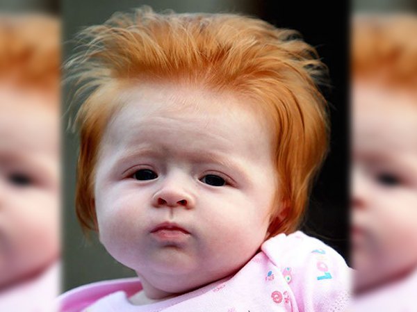 funny hairy babies 32 57060cbc865bb  6051 Babies with adult heads of hair are the stuff of legend (30 Photos)
