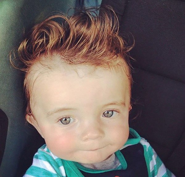 funny hairy babies 2 57051fce48c17  605 Babies with adult heads of hair are the stuff of legend (30 Photos)