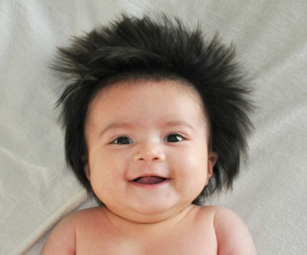 funny hairy babies 82 57065a14dd6a4  605 Babies with adult heads of hair are the stuff of legend (30 Photos)
