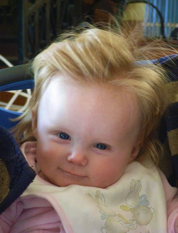 funny hairy babies 43 570610bfd67c4  605 Babies with adult heads of hair are the stuff of legend (30 Photos)