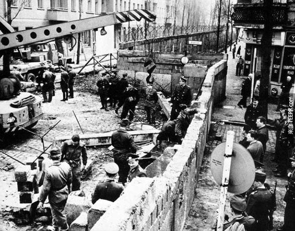 柏林墙建造的过程 - 1961