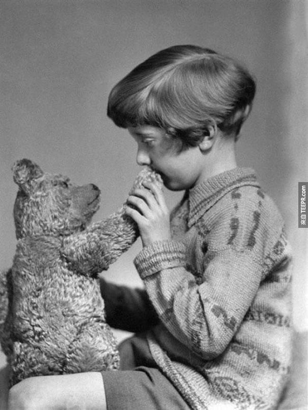 真正的威尼熊跟克里斯托弗·罗宾 - 1927