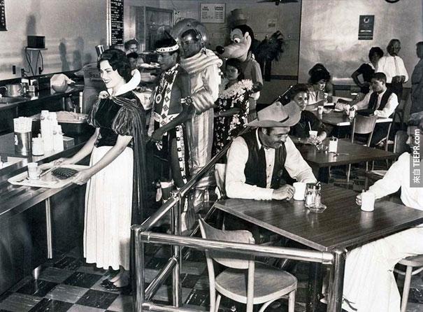 迪斯奈乐园的员工餐厅 - 1961