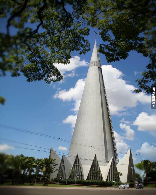 32. 马林加大教堂 Cathedral of Maringa (巴拉那，巴西)