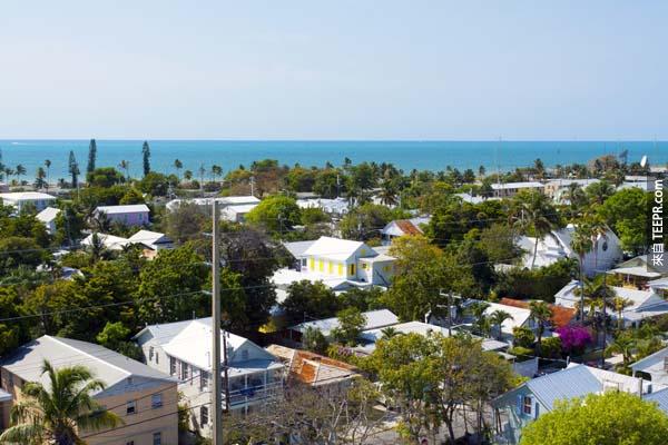15.) 佛羅里達州，基韋斯特 (Key West, Florida)