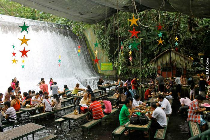 Labassin Waterfalls Restaurant - Philippines