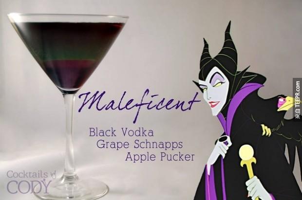 邪恶力量: 黑伏特加、葡萄杜松子酒、苹果甜酒