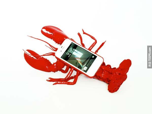 7.) 龍蝦iPhone殼。