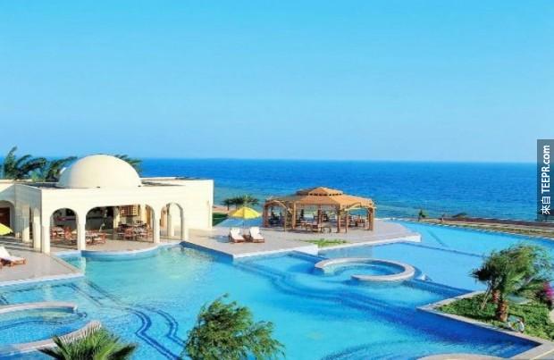 16. The Oberoi酒店 - 赫尔格达，埃及 (The Oberoi, Sahl Hasheesh – Hurghada, Egypt)