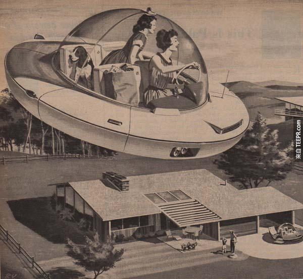 4.) Not sure if we'll ever get to the Jetson flying car like this.
