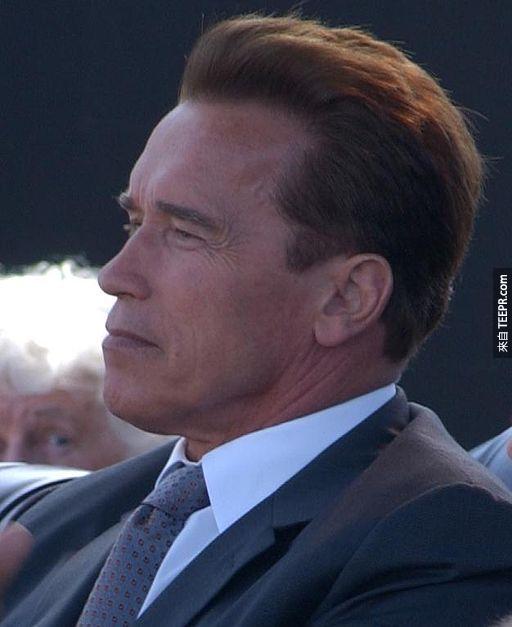 7.) 阿諾史瓦辛格（ Arnold Schwarzenegger ）