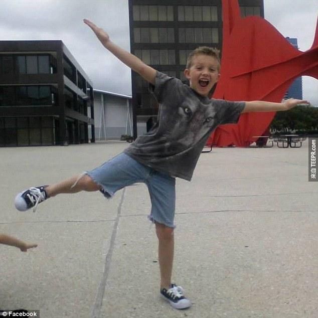 Horrific: Michael 'Conner' Verkerke died Monday night after being stabbed in the back multiple times as he and two of his brothers played in a playground near his home