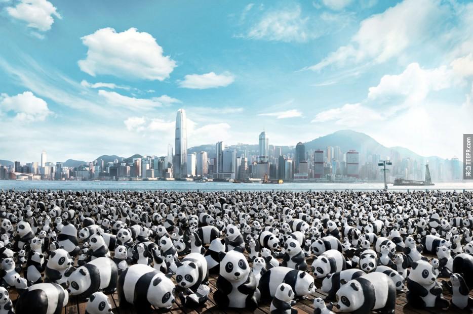 1,600 只熊猫
