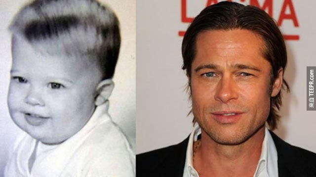 2.) 布萊德·彼特 (Brad Pitt)