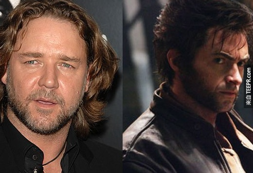 15. 罗素·克洛(Russell Crowe)当金刚狼(Wolverine)？好吧，那股野性是挺适合的！