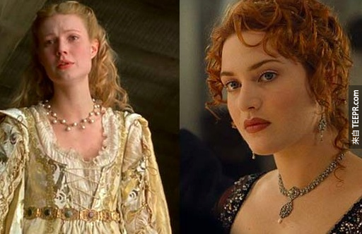 19. 葛妮丝·派特洛(Gwyneth Paltrow)演铁达尼号(Titanic)的萝丝(Rose)？他，我可以。