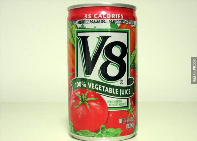 16. 番茄汁：番茄汁可以提供你维生素、矿物质和所需的水份。