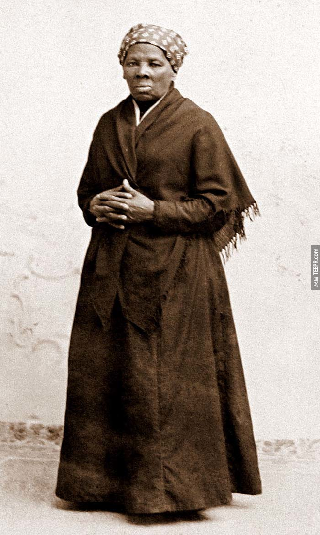22.) 海丽特塔布曼（ Harriet Tubman ）