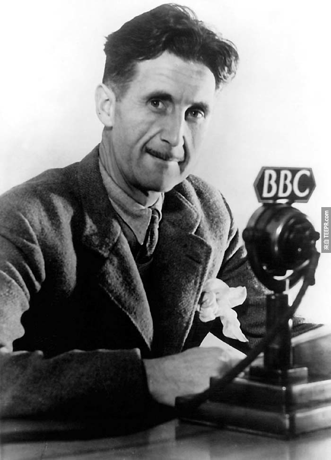 7.)乔治·欧威尔（ George Orwell 