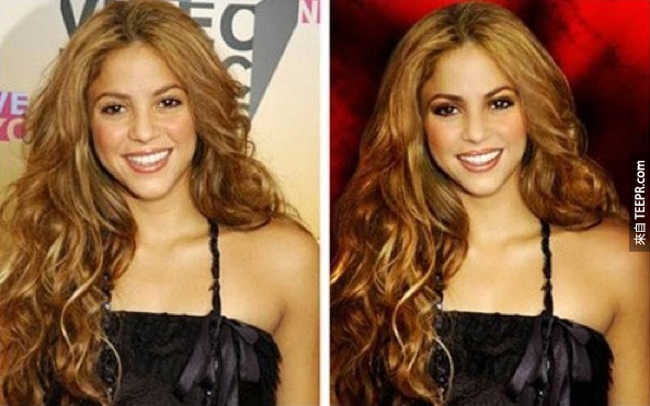 9.) 夏奇拉 (Shakira)