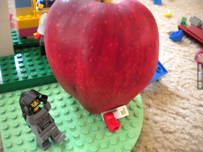 9. 世界上最大的苹果跟1.8公升的牛奶一样重。