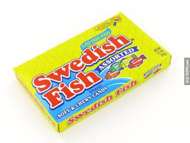 2. 買123,286箱Swedish Fish軟糖。