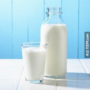 5. 若你日晒不足的话，喝牛奶可以补充维他命D。