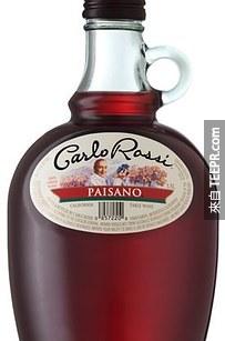 6. 买27,260罐Carlo Rossi红葡萄酒。