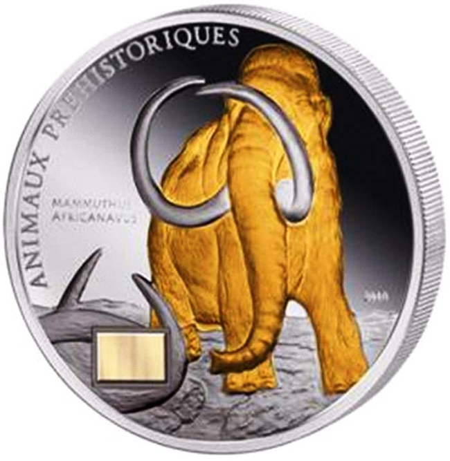 16.) Ivory Coast - A Coin With Real Mammoth.