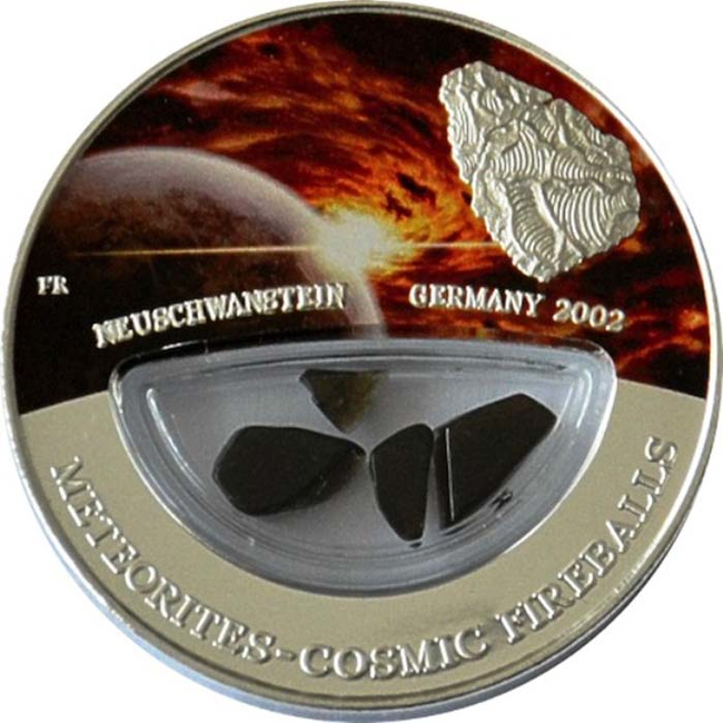 4.) Fiji - Silver Meteorite Coin.