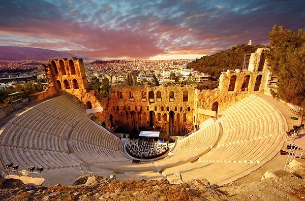 4. 阿迪库斯剧场(Odeon of Herodes Atticus)，希腊雅典(Athens, Greece)