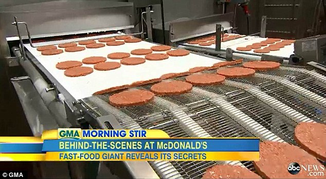 Uncovered: McDonald's has admitted 'pink slime' was used in a seven-year period for burgers