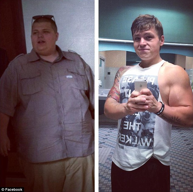 他說他停止吃速食還有喝汽水，然後發現，原來健康的飲食才是減重的關鍵。之後，他加入了健身房的會員，開始健身。之後也有其他的健身房會員開始上前恭喜他的瘦身成果。