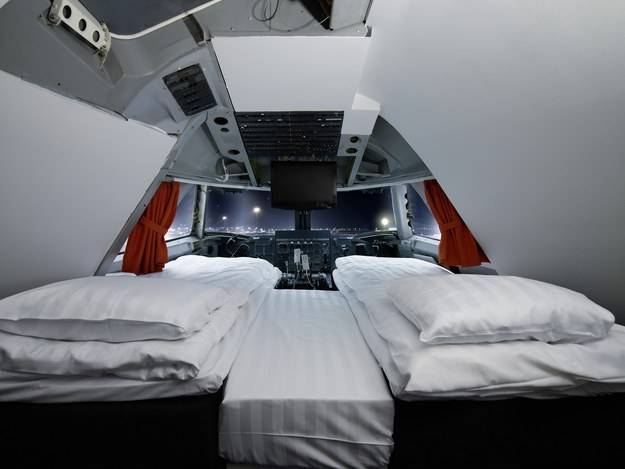 Stay in a REAL Boeing 747!!!