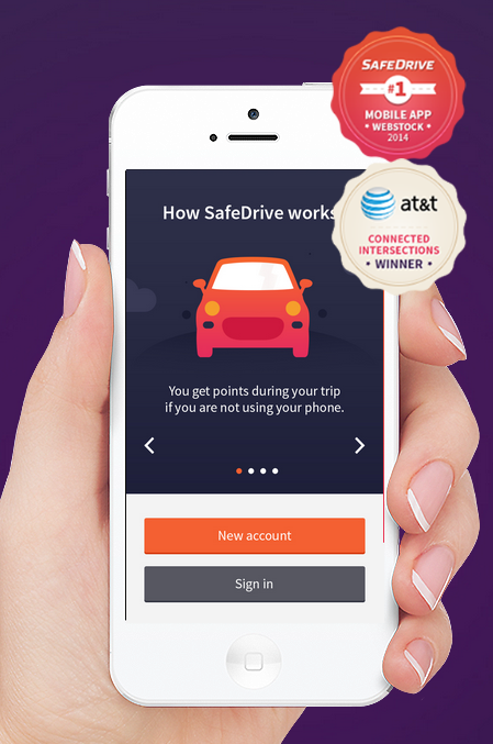 15. 如果你开车的时候没有碰手机，这个App就会给你奖励。