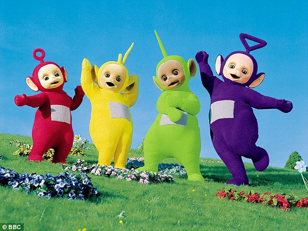 As no one could predict the success of Teletubbies (pictured) Jess was paid £250 and given a box of toys