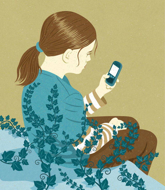We miss the world around us because we are glued to our phones.