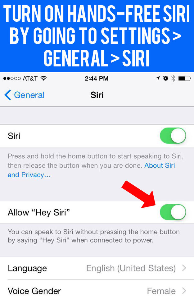 设定声控「Siri」。