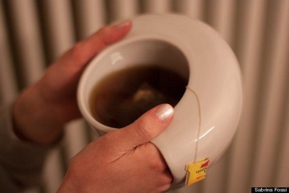 1. 創意暖手馬克杯-享受早晨的第一杯熱茶或咖啡，還可以順便暖手。