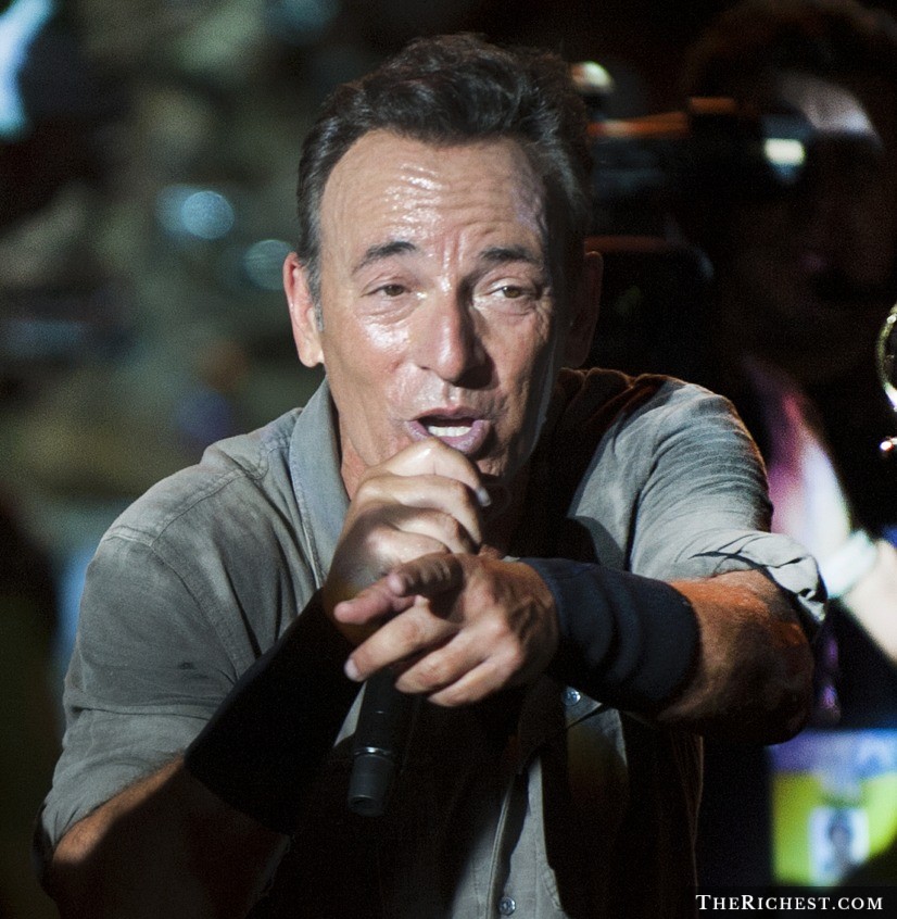 3.布魯斯·史普林斯汀(Bruce Springsteen)–聲音–570萬美金(約1億7千萬台幣)