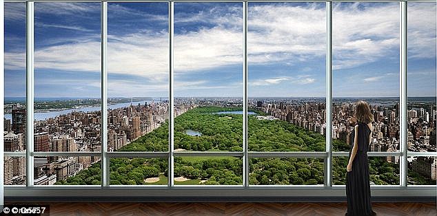 这个306坪的豪宅可是打破了曼哈顿房地产的纪录，要价31.6亿台币 ($1亿美金)，在曼哈顿的记录中．从来就没有人有花超过31亿台币买下一个「家」。