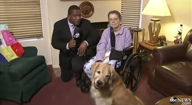 44.) This woman whose life was saved by her <a href="http://www.viralnova.com/dogs-save-owner/" target="_blank">incredible golden retrievers</a>.