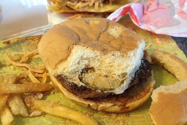 Food experts say the reason the Burger is so well preserved is that it is covered in a substance called "calcium probinate." It's technically non-toxic, unless you eat it every day of your life.