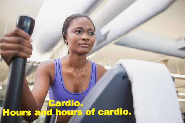 MYTH: Doing hours of cardio — such as running — is the best exercise to do to lose weight.