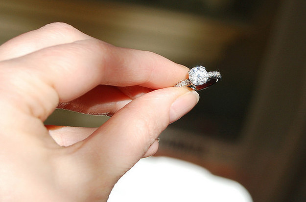 Here's the thing: Diamond rings are actually pretty arbitrary.