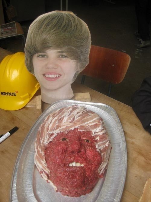 Meat Justin Bieber.
