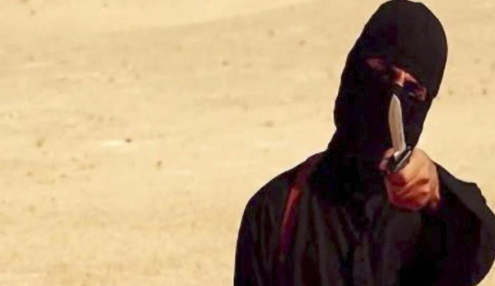 21. 在伊斯蘭國 (ISIS) 恐嚇影片中的殺手「聖戰士約翰」(Jihadi John)。