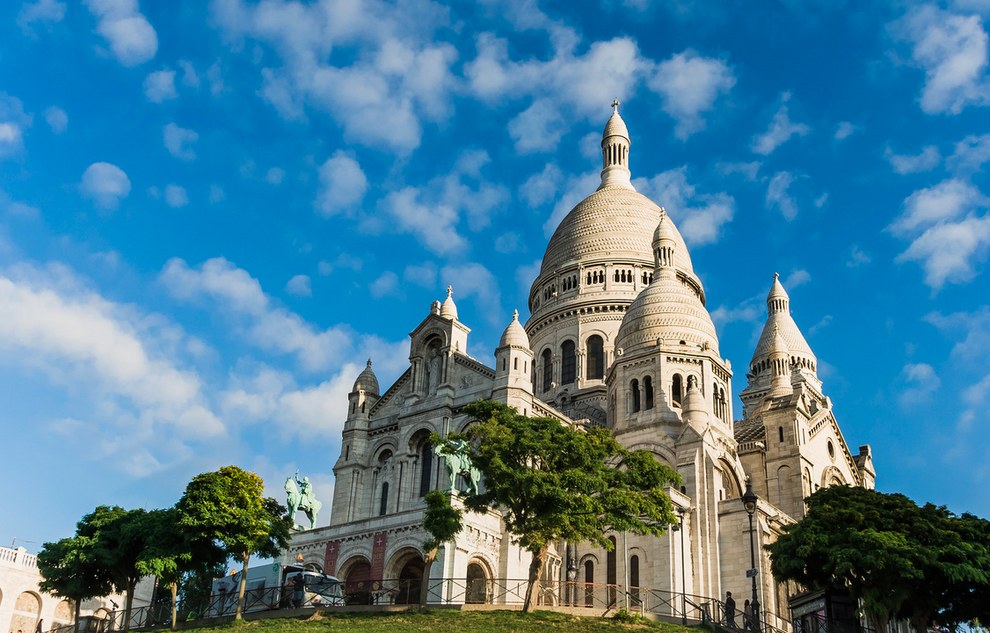 法国巴黎的圣心堂 (Sacre Coeur)