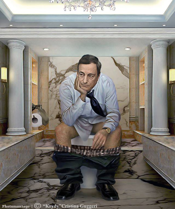 歐洲中央銀行行長馬里奧·德拉基 (Mario Draghi)
