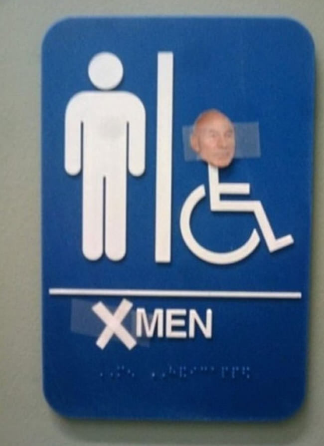 男厕 -> X教授厕！